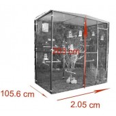 Exterierová voliéra 2x1x2 m